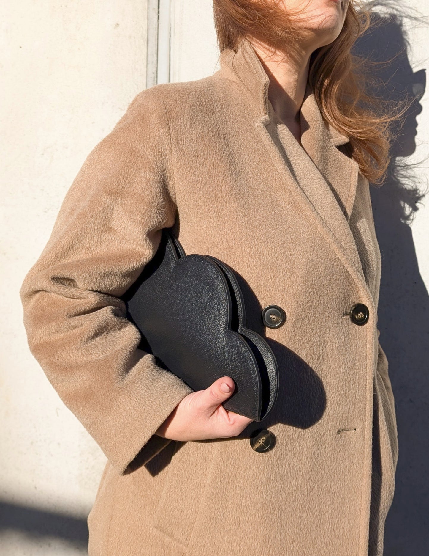 Clutch bag in black