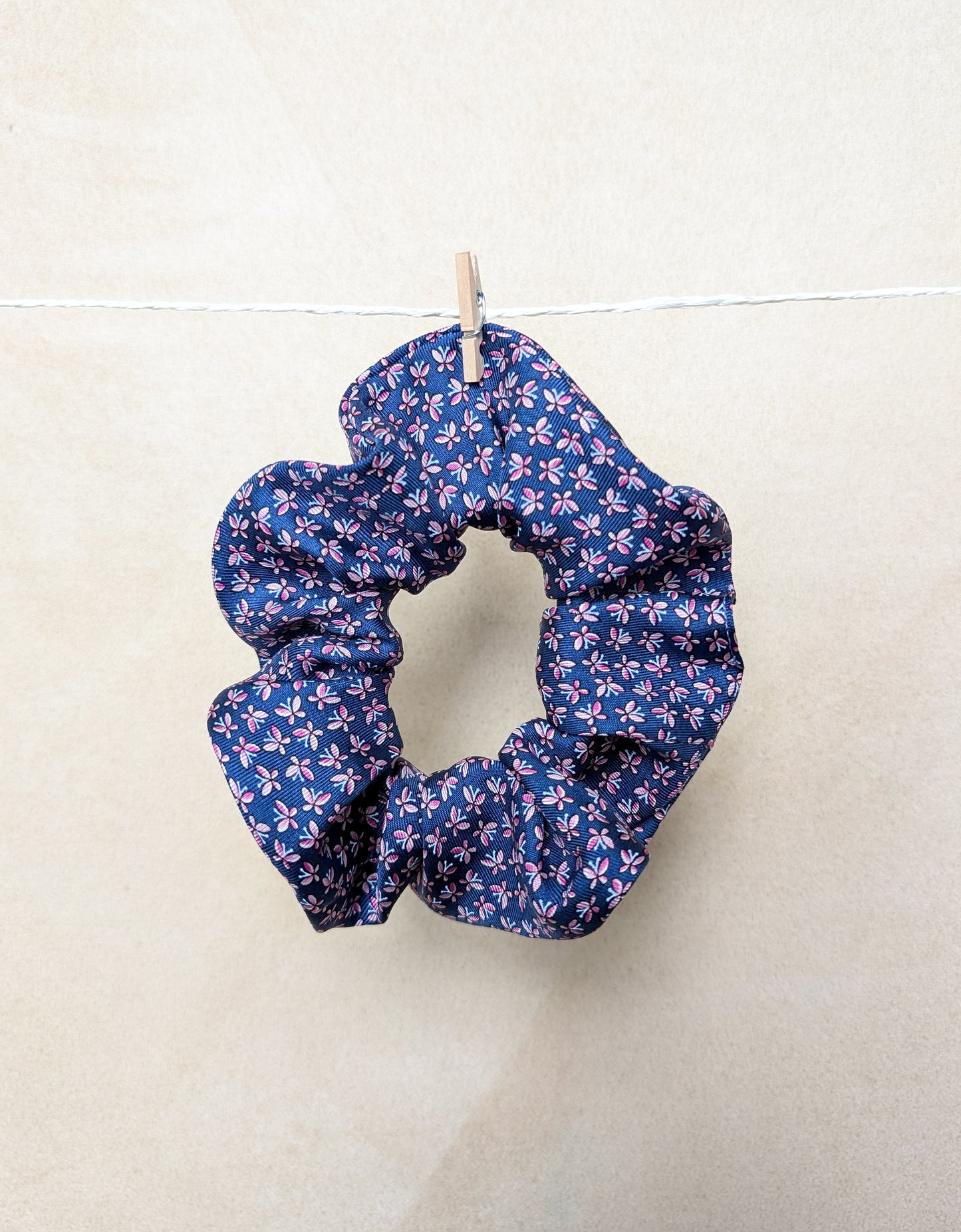 Silk scrunchie "Butterflies"