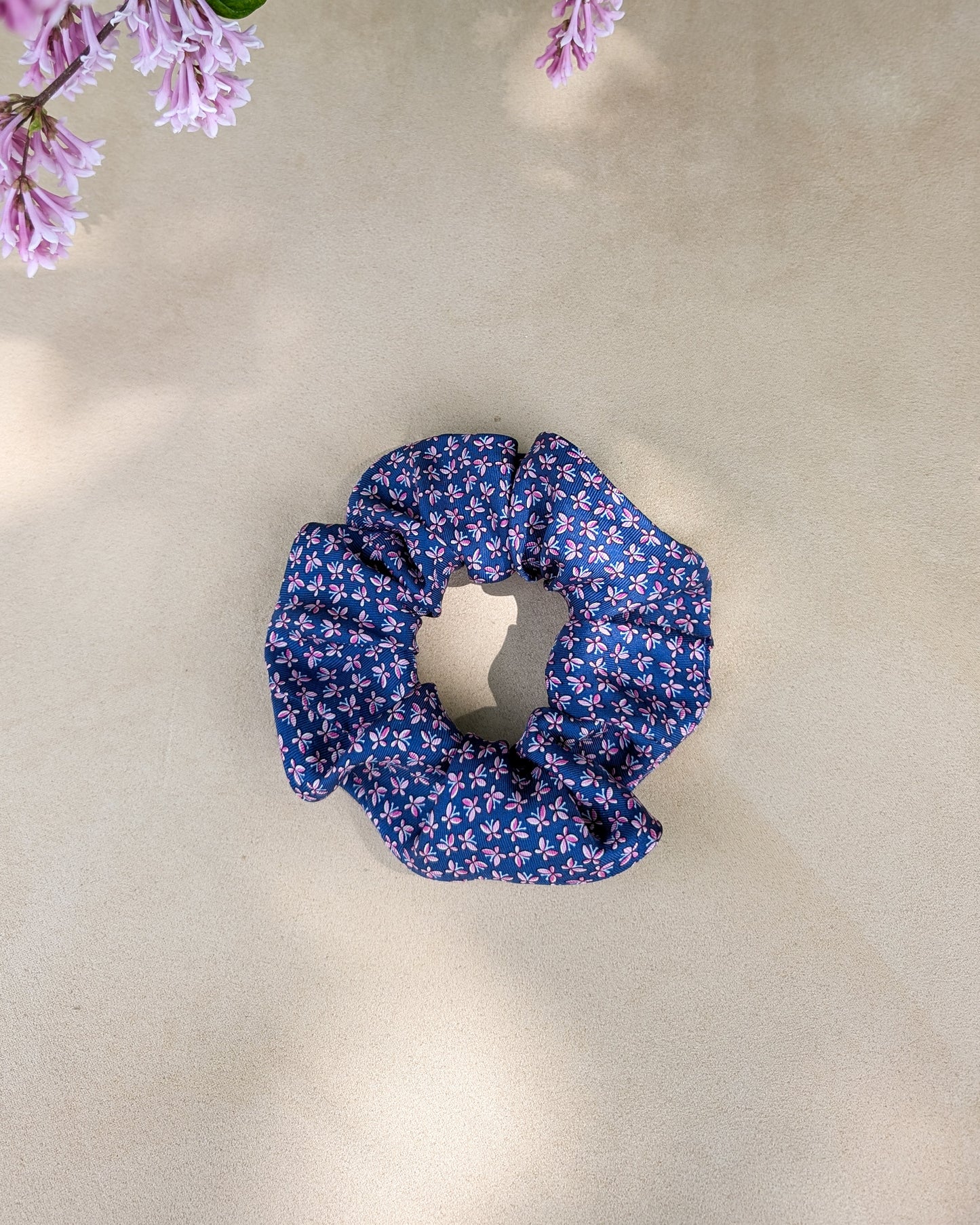 Silk scrunchie "Butterflies"