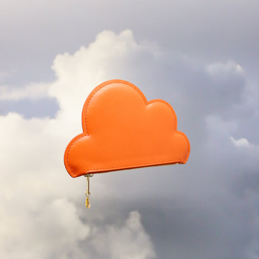 Cloud purse in orange