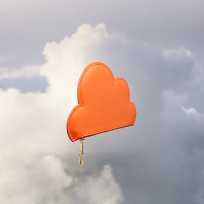 Cloud purse in orange