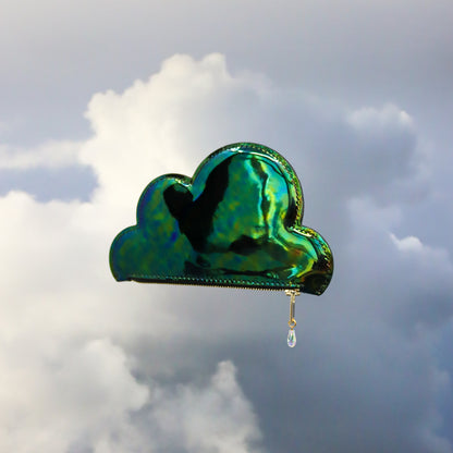 Cloud purse in iridescent