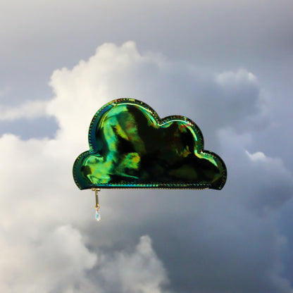 Cloud purse in iridescent