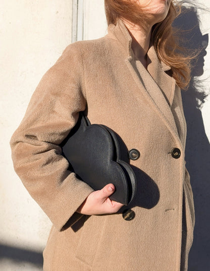 Clutch bag in black