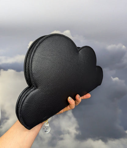Clutch bag in black