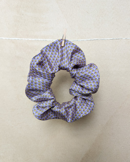 Silk scrunchie "Snails"