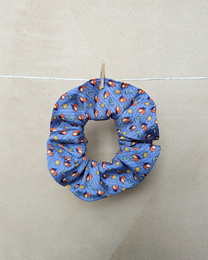 Silk scrunchie "Oranges"