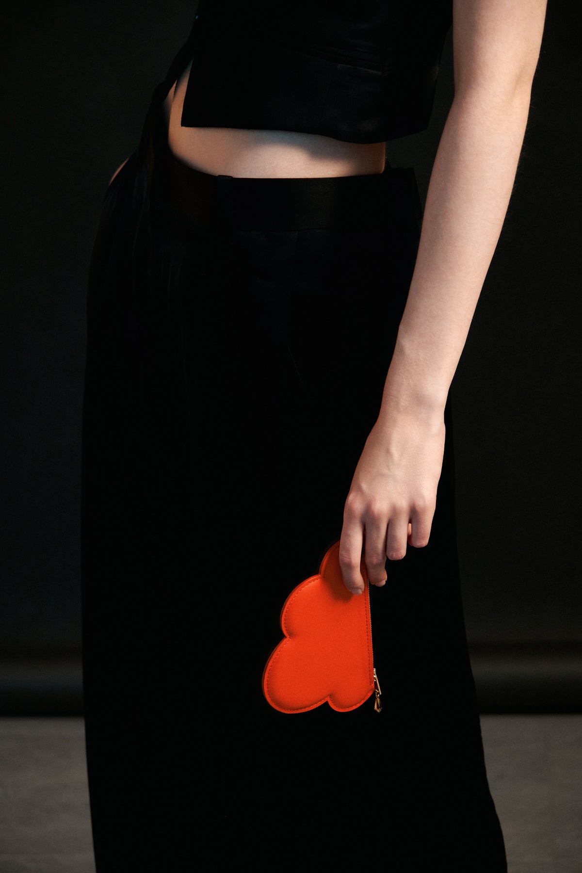 Cloud purse in orange