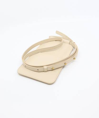 Phone bag in beige