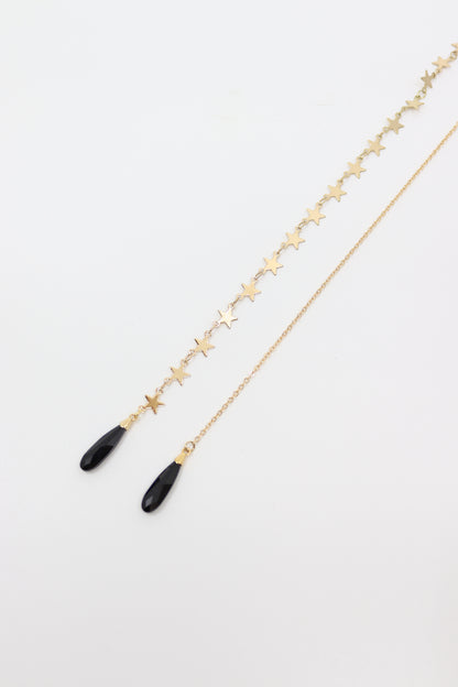 Choker necklace in black