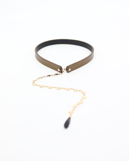 Choker necklace in bronze