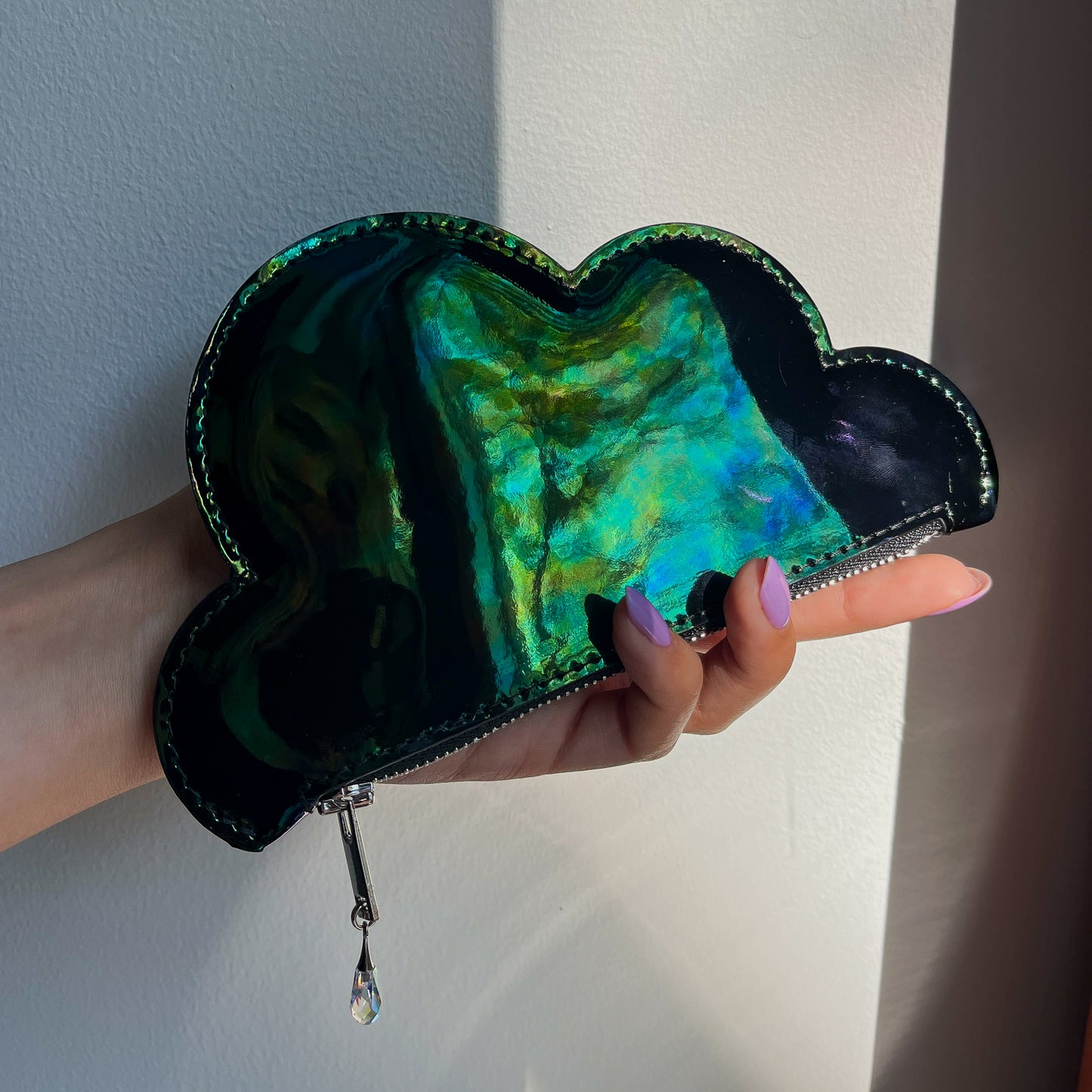 Cloud purse in iridescent