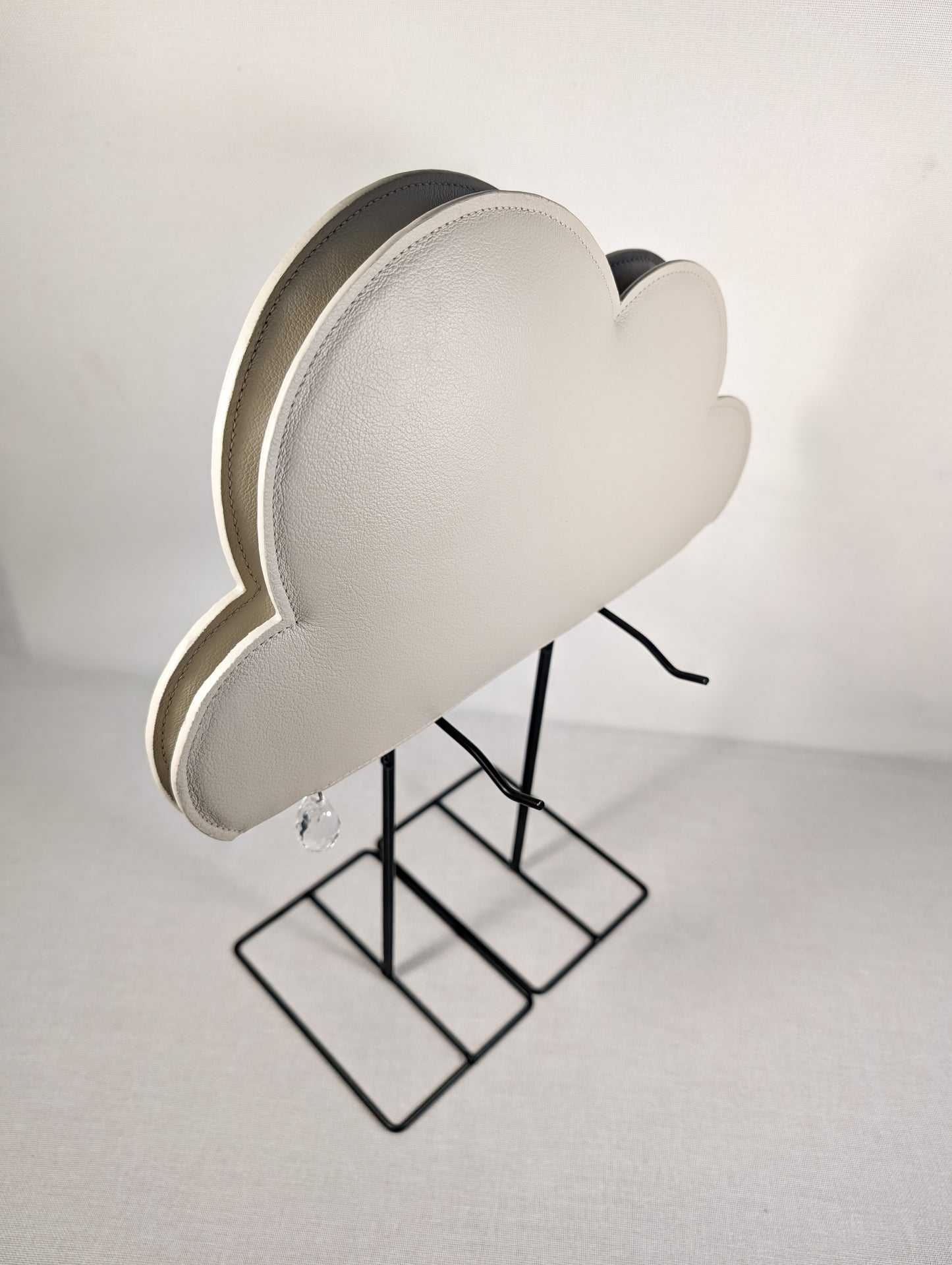 Cloud Clutch bag in ivory