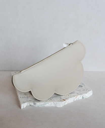 Cloud Clutch bag in ivory