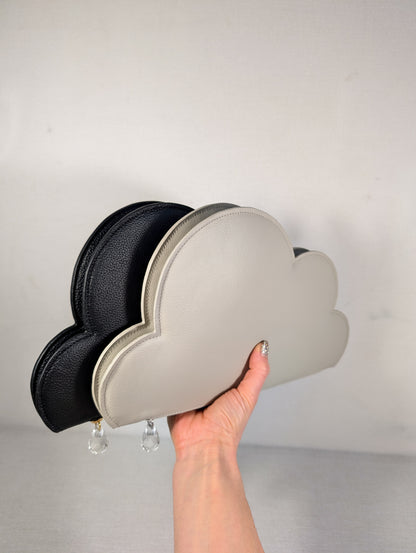 Cloud Clutch bag in ivory