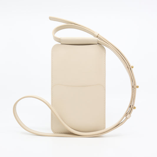 Phone bag in beige