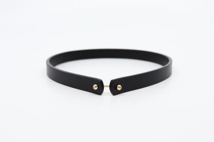 Choker necklace in black