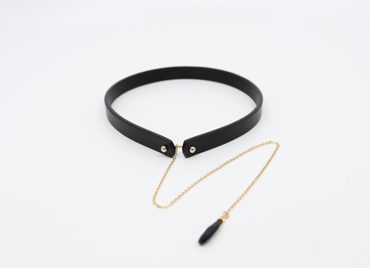 Choker necklace in black