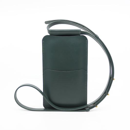 Phone bag in forest green