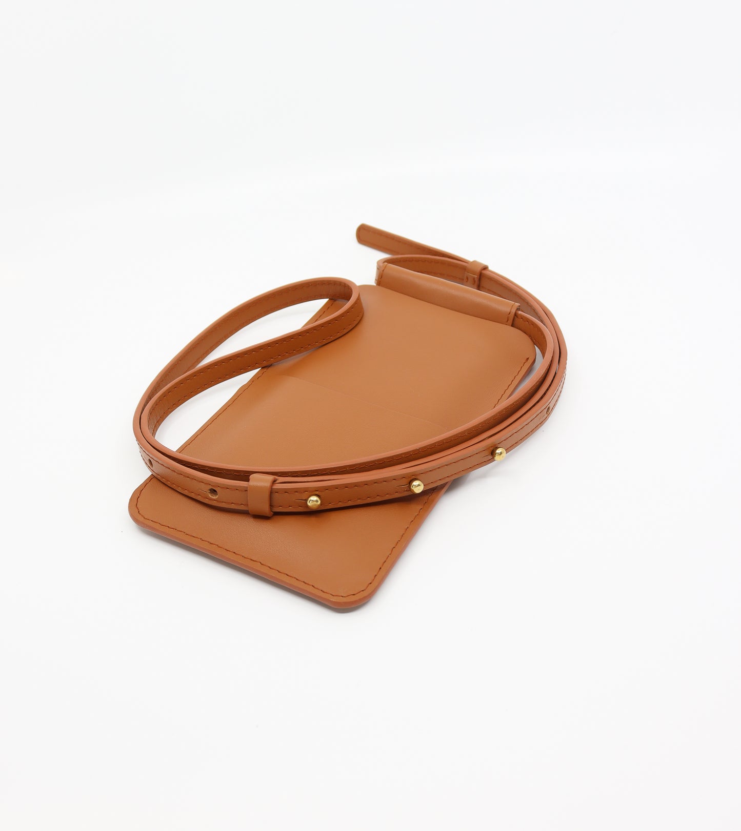 Phone bag in tan